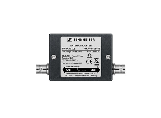 Sennheiser EW-D AB (R) Inline antenna booster, +10 dB gain 