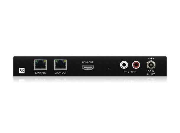 Blustream IP Multicast UHD Receiver 1GB 4K HDR 4:4:4 HDCP2.2 IR, USB/KVM PoE 