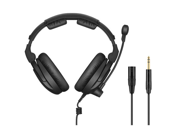 Sennheiser HMD300 PRO headset m/mikrofon m/ XLR til mik og jack til hodetelefoner 