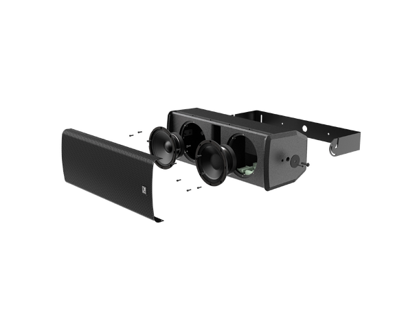 Audac VEXO208 (sort) 8" High Performance 3-veis høyttaler 
