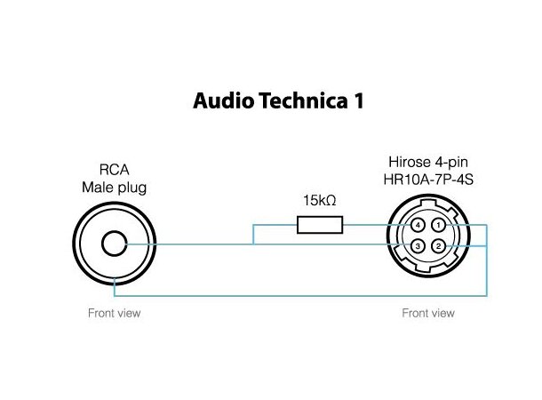 CatchBox kabel til AudioTechnica Overgangskabel til Audio Technica 