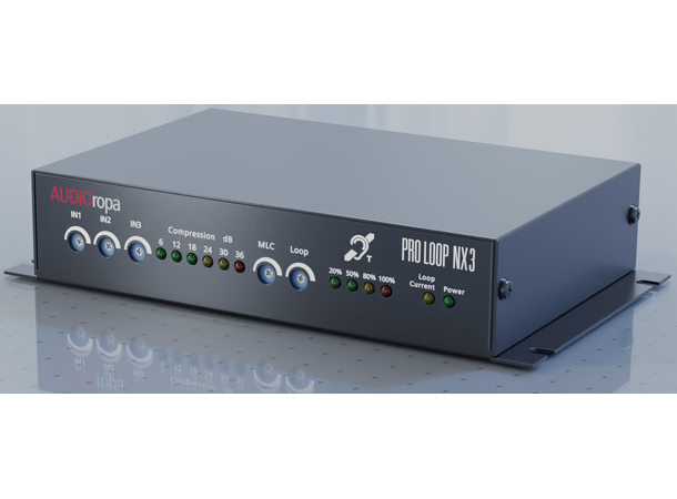Audioropa PRO LOOP NX3 forsterker Teleslyngeforsterker, 1x 2,5 A (RMS) 