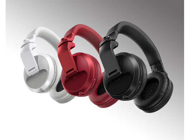 Pioneer DJ HDJ-X5BT-R hodetelefon, rød DJ Bluetooth over-ear 