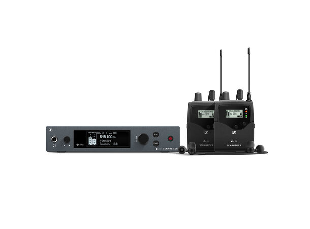 Sennheiser ew IEM G4-TWIN-G G(566-608Mhz) monitoringsett stereo 