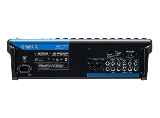 Yamaha MG20XU Analog mikser m/FX 16 mic, 4 stereo, SPX-effekter 