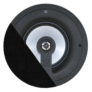Audac GLC08I/B Sort grill for CELO8. Med logo