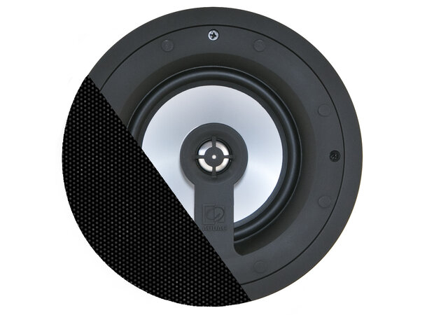 Audac GLC08I/B Sort grill for CELO8. Med logo 
