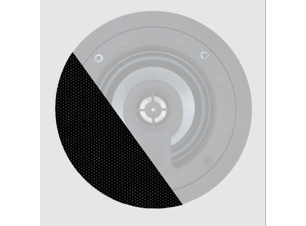 Audac GLC08I/B Sort grill for CELO8. Med logo 