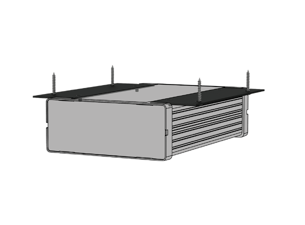 Audac MBS101T monteringsbrakett vegg/tak Installasjonskit for AMP20/AMP523 S-Box 