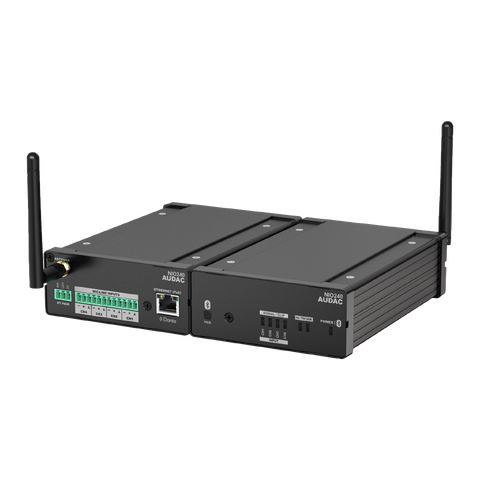 Audac NIO240 Dante™ breakout box, 4 inn 4 x Mic/Line inputs, Dante™/AES67