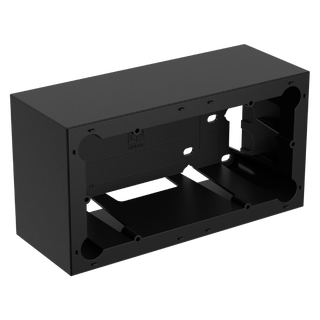 Audac WB220S veggboks dobbel, sort For NWP222, sort, 151 x 80 mm