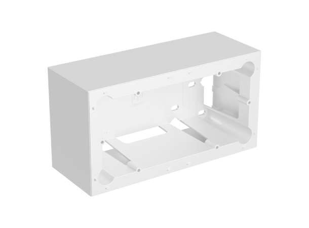 Audac WB220S veggboks dobbel, sort For NWP222, sort, 151 x 80 mm 