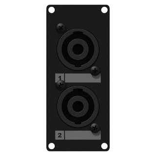 Caymon Casy 1 space 2x speakon to 4-pin