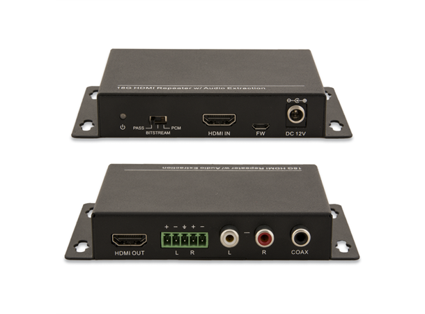 FS HDMI Audio De-embedder HDMI in - HDMI + RCA + COAX + BAL.Audio 