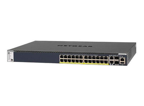 NETGEAR AV Line M4300-28G-PoE+1000W 24x1G PoE+ 630W, 2x10G, 2xSFP+ Managed 