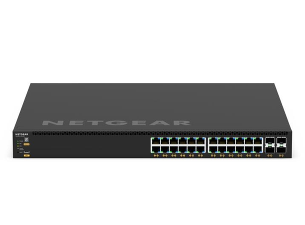 NETGEAR AV Line M4350-24G4XF-PoE+ 648W 24x1G PoE+ 4xSFP+ Managed Switch 