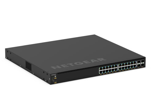 NETGEAR AV Line M4350-24G4XF-PoE+ 648W 24x1G PoE+ 4xSFP+ Managed Switch 