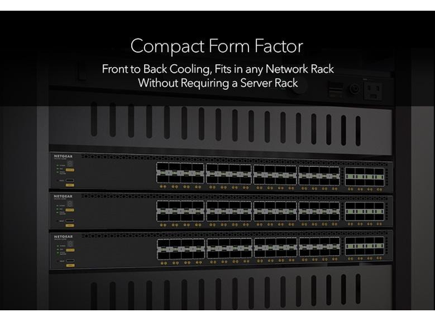 NETGEAR AV Line M4350-32F8V 32xSFP+ og 8xSFP28 25G Managed Switch 