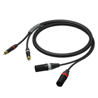 PRA701 2xhan XLR til 2xRCA  1,5m Prime series  2xhan XLR til 2xRCA  1,5m