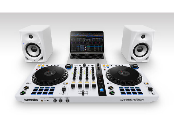 Pioneer DJ DM-50D-BT-W (hvit) 5" Monitor (par), Bluetooth 
