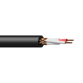 Procab PMI224/1 mic/signalkabe 100m Sort Balansert signalkabel 2x0,22mm2 - 24AWG