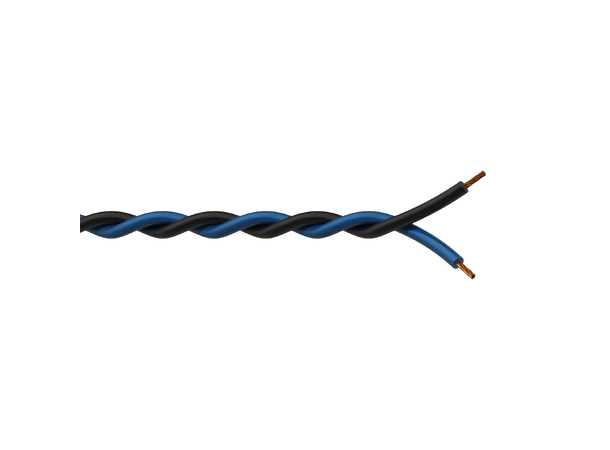 Procab PR460X, 100m, sort & blå Høyttalerkabel, 2 x 1 mm² - 17 AWG 