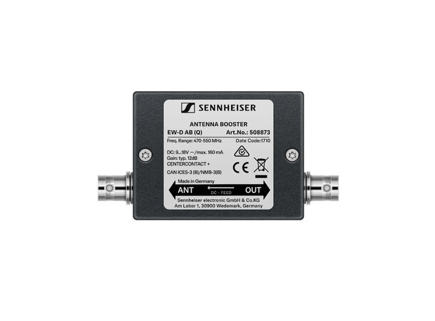 Sennheiser EW-D AB (R) Inline antenna booster, +10 dB gain 