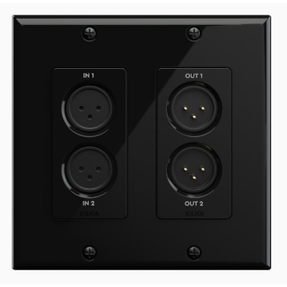Xilica GIO XLR veggpanel m/Dante™ PoE