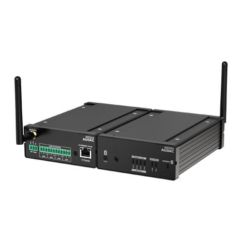 Audac NIO204 Dante™ breakout box, 4 ut 4 x Line outputs, Dante™/AES67