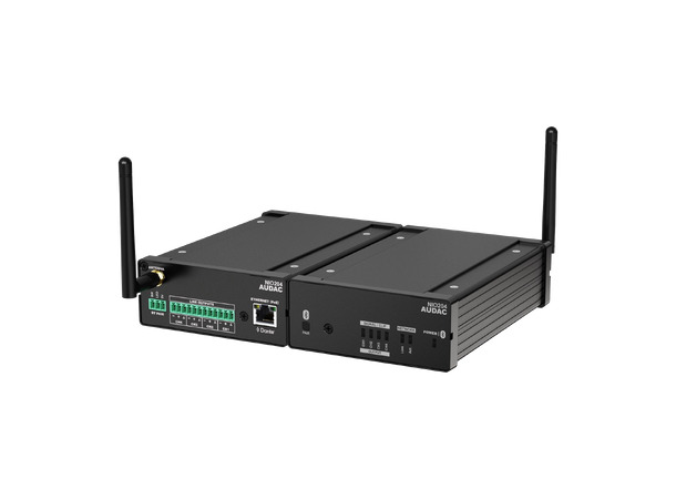 Audac NIO204 Dante™ breakout box, 4 ut 4 x Line outputs, Dante™/AES67 