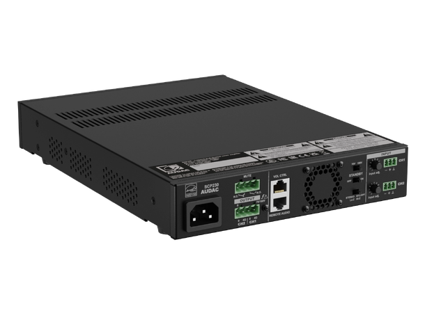 Audac SCP230 2 kanals forsterker 2 x 300W @ 4 Ohm - 600W @ 70/100V 