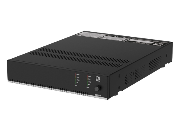 Audac SCP230 2 kanals forsterker 2 x 300W @ 4 Ohm - 600W @ 70/100V 