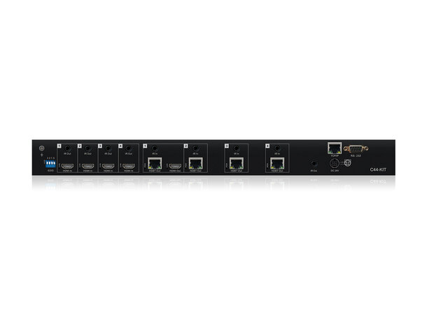 Blustream C44-KIT Contractor 4x4 HDBaseT™ Matrix Kit - 70m 