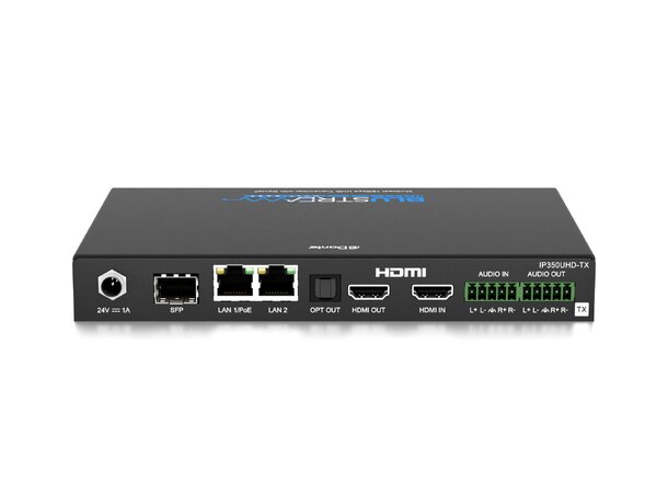 Blustream IP350UHD-TX m/Dante 4K 60Hz 4:4:4 Video over IP Transmitter 