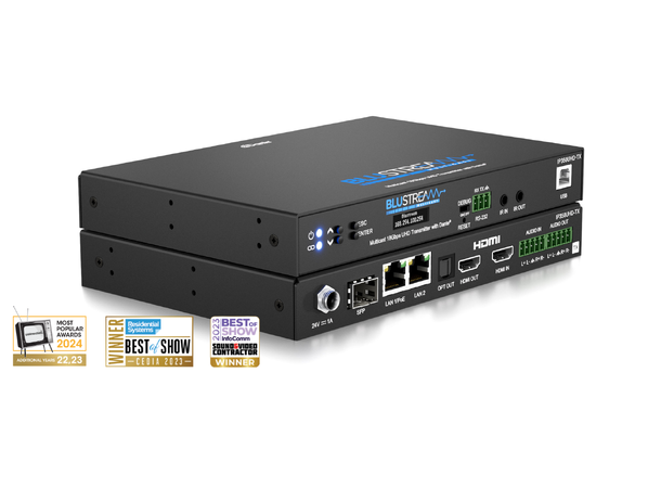 Blustream IP350UHD-TX m/Dante 4K 60Hz 4:4:4 Video over IP Transmitter 