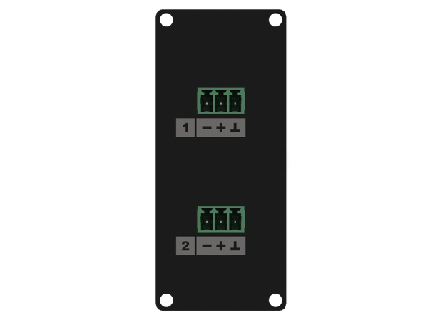 Caymon Casy 1 space 2x3-pin 2x 3-pin terminal block to 3-pin block 