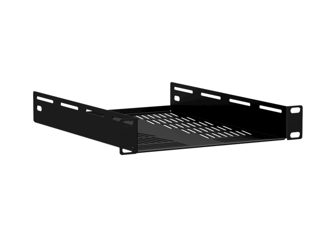 Caymon ISN110, Rackhylle, 9,5", 1 Unit Solid og stødig, sort utførelse 