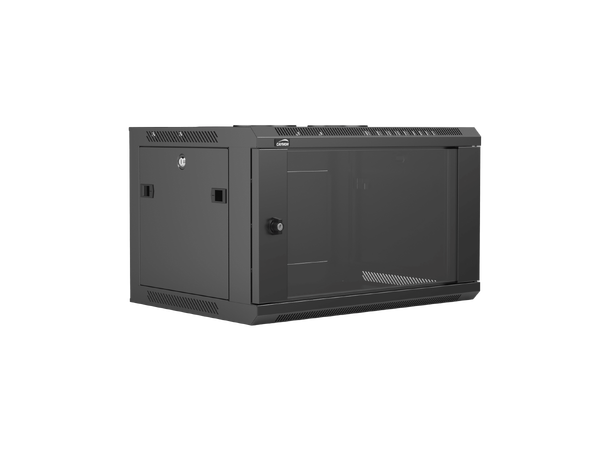 Caymon WPR406R/W 19" Rack for vegg 6 Unit - 45cm dybde Sort 