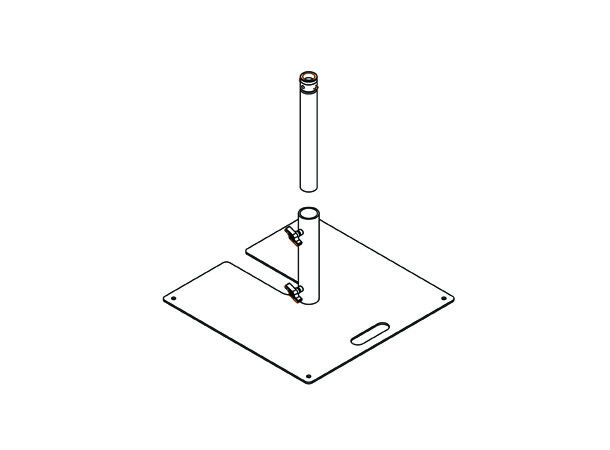 Doughty Doughty Tank Trap adaptor Sort adapter til T54250 