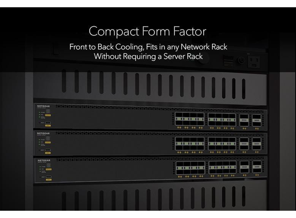 NETGEAR AV Line M4350-16V4C 16xSFP28 25G og 4xQSFP28 100G Managed 