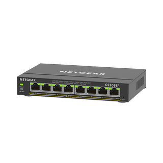 Netgear 8PT GE Plus Switch W/POE+ 8x PoE+ 62W, Managed Switch