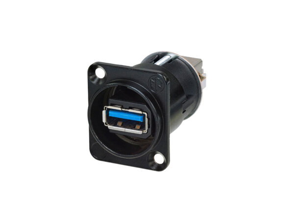 Neutrik NAUSB3-B D-panel USB3.0 Vendbar USB A- USB B 