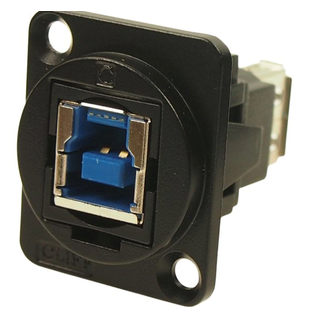 Neutrik NAUSB3-B D-panel USB3.0 Vendbar USB A- USB B