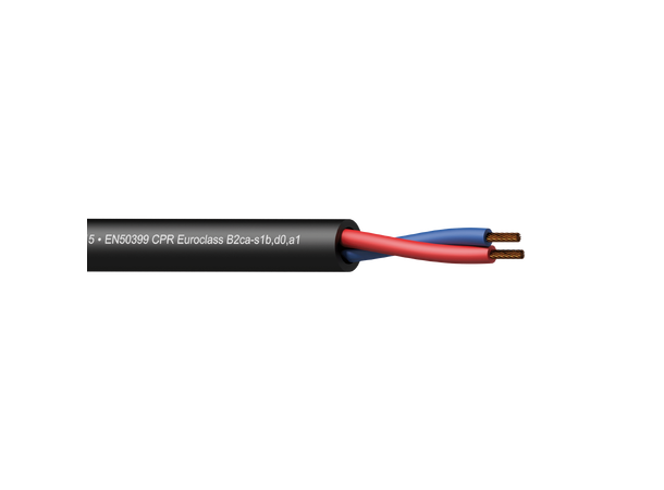 Procab CLS215-B2CA 2x1.5mm² 100M Flamoflex høyttalerkabel AWG16 B2ca-s 