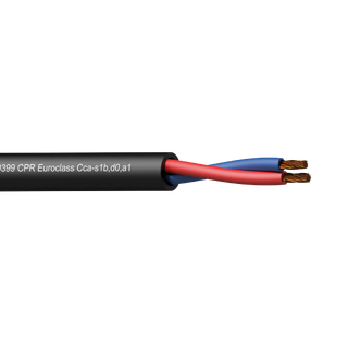 Procab CLS225-CCA 2x2.5mm² 100M Brannsertifisert kabel på tretrommel