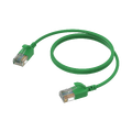Procab CSD560, CAT6A, grønn, 2m Slimline nettverkskabel, U/UTP