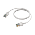 Procab CSD560, CAT6A, hvit, 2m Slimline nettverkskabel, U/UTP