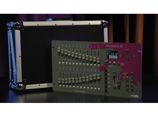 Showtec ColorCue 3 DMX Kontroller 144 Ch, 24-fader, 6-color LED 