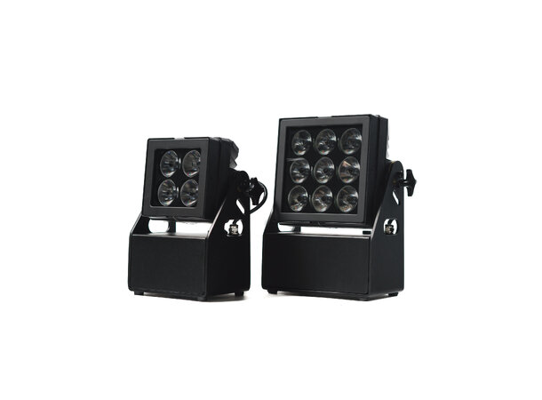 SnowBAT Pro Quad 9 - B-VARE 9x15W RGBL,Battery,W-DMX,True1,Oled,IP65 