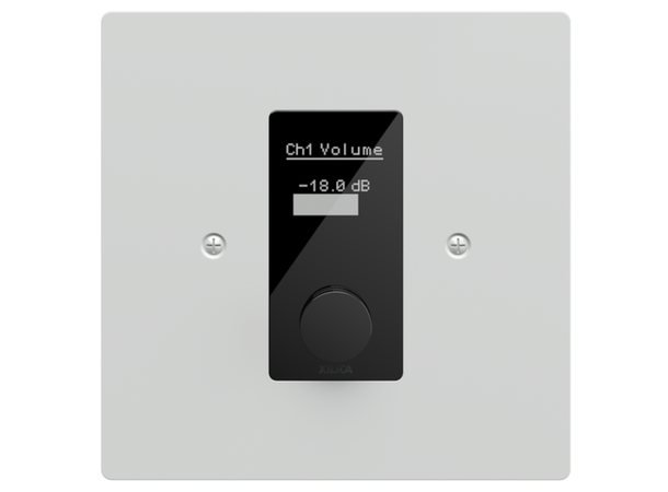 Xilica Solaro Lucia kontrollpanel Hvit 1,5" OLED med touch og rotary switch 